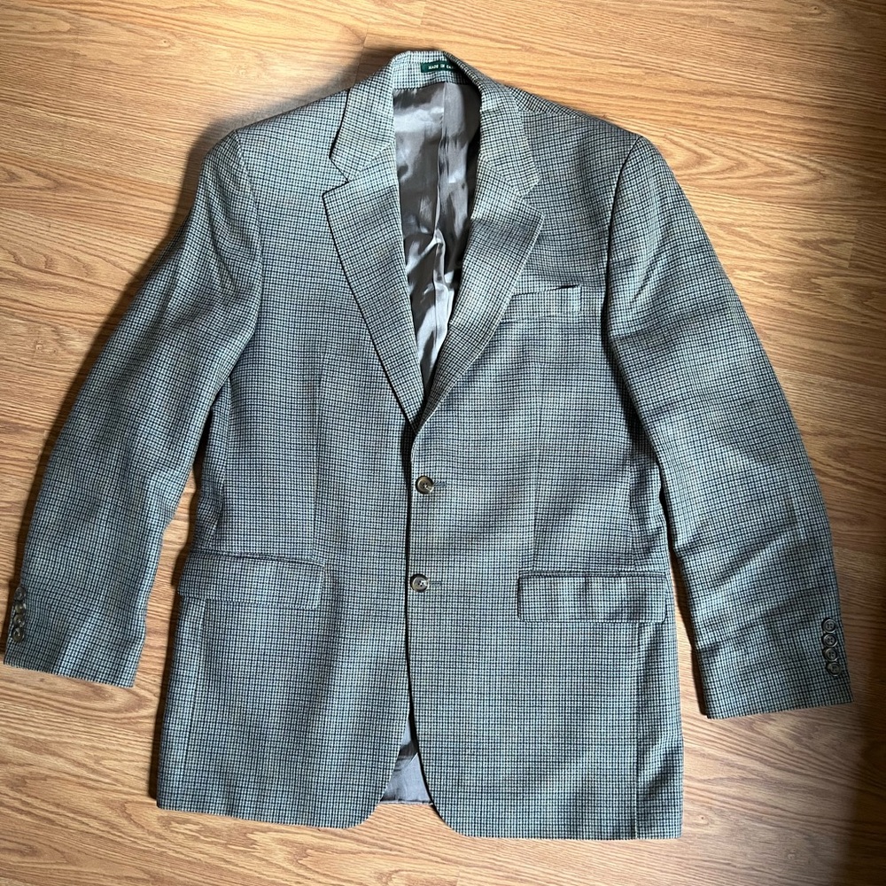 Vintage 90’s Men’s Lauren Ralph Lauren Blazer Silk/Wool Blend Size 40L